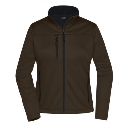 James&Nicholson Női softshell dzseki JN1171 brown L