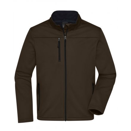 James&Nicholson Softshell dzseki JN1172 brown 3XL