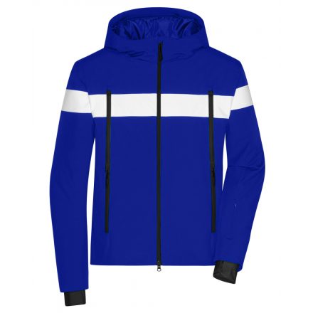 James&Nicholson Men's Wintersport dzseki JN1174 electric-blue/white 3XL