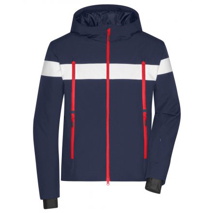 James&Nicholson Men's Wintersport dzseki JN1174 navy/white 3XL