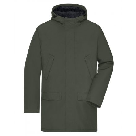 James&Nicholson Men's Business kabát JN1176 olive-green XXL