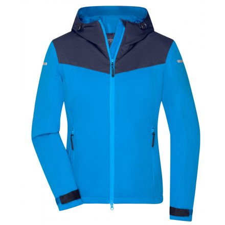 James&Nicholson Ladies' Allweather dzseki JN1179 bright-blue/navy/bright-blue L