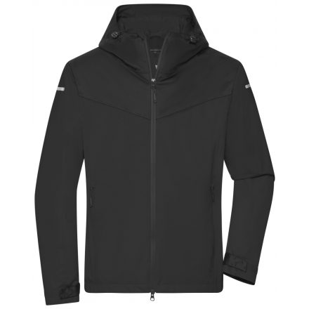 James&Nicholson Men's Allweather dzseki JN1180 black 3XL