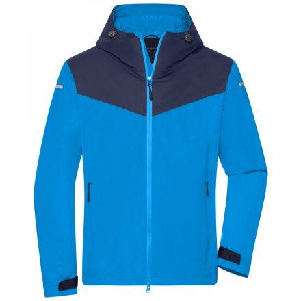 James&Nicholson Men's Allweather dzseki JN1180 bright-blue/navy/bright-blue 3XL