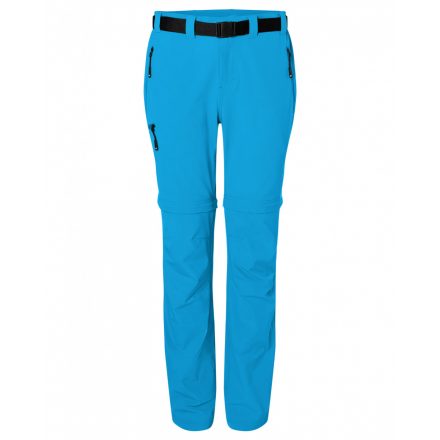 James&Nicholson Ladies' Zip-Off trekking nadrág JN1201 bright-blue XS