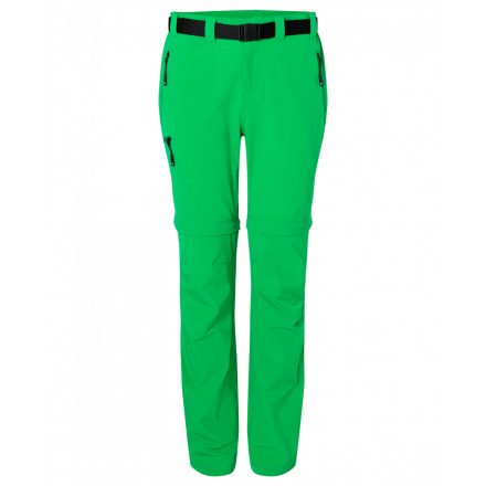 James&Nicholson Ladies' Zip-Off trekking nadrág JN1201 fern-green XS