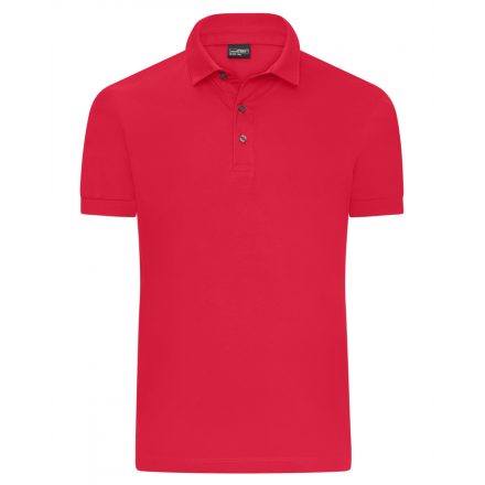 James&Nicholson Mercerizált galléros póló JN1300 light-red 3XL