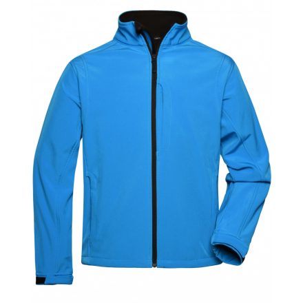 James&Nicholson J&N Men's softshell dzseki JN135 aqua   vízkék 3XL