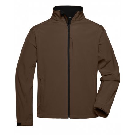 James&Nicholson J&N Men's softshell dzseki JN135 brown L