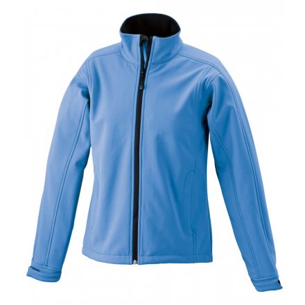 James&Nicholson J&N Ladies' softshell dzseki JN137 aqua   vízkék L