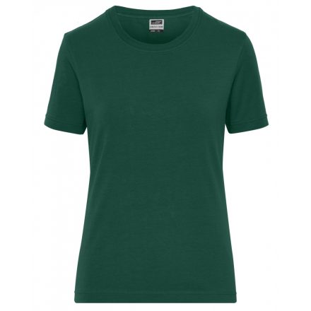 James&Nicholson SOLID BIO Stretch-T női póló JN1801 dark-green 3XL