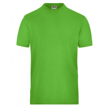 James&Nicholson SOLID BIO Stretch-T póló JN1802 lime-green 3XL