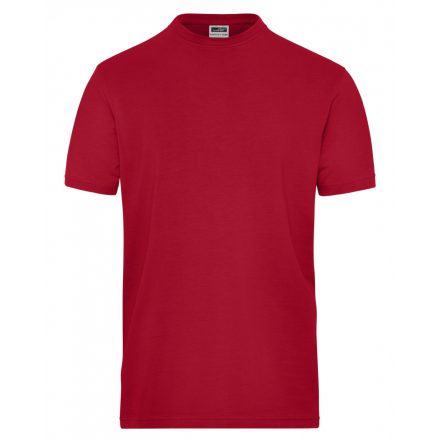 James&Nicholson SOLID BIO Stretch-T póló JN1802 red 3XL