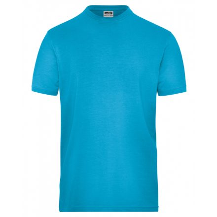 James&Nicholson SOLID BIO Stretch-T póló JN1802 turquoise 3XL