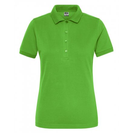 James&Nicholson SOLID BIO Stretch női piké póló JN1805 lime-green 3XL