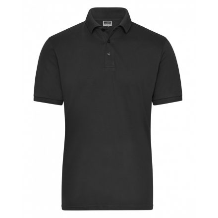 James&Nicholson SOLID BIO Stretch piké póló JN1806 black 3XL