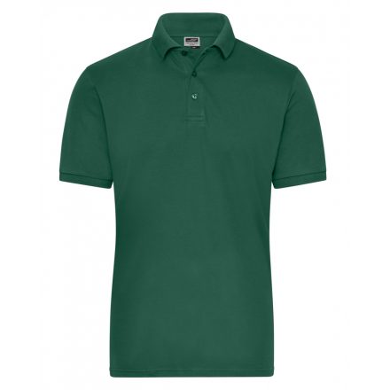 James&Nicholson SOLID BIO Stretch piké póló JN1806 dark-green 3XL