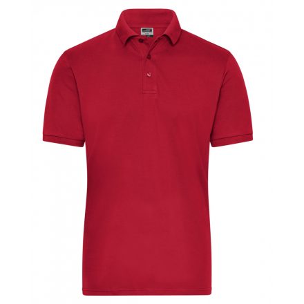 James&Nicholson SOLID BIO Stretch piké póló JN1806 red 3XL