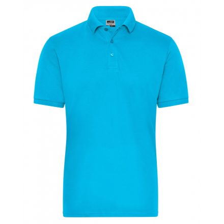 James&Nicholson SOLID BIO Stretch piké póló JN1806 turquoise 3XL