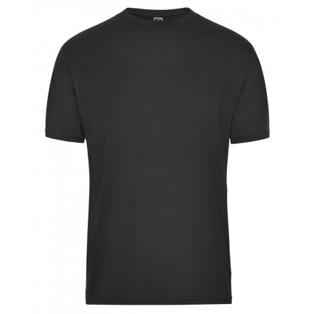 James&Nicholson SOLID BIO munkapóló JN1808 black 3XL