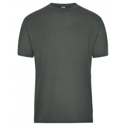 James&Nicholson SOLID BIO munkapóló JN1808 dark-grey 3XL