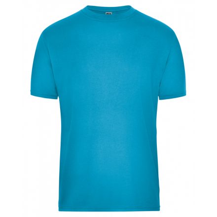 James&Nicholson SOLID BIO munkapóló JN1808 turquoise 3XL