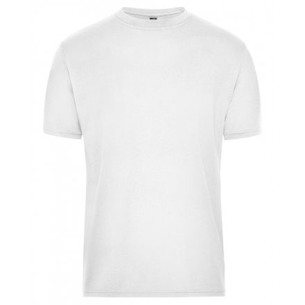 James&Nicholson SOLID BIO munkapóló JN1808 white 4XL