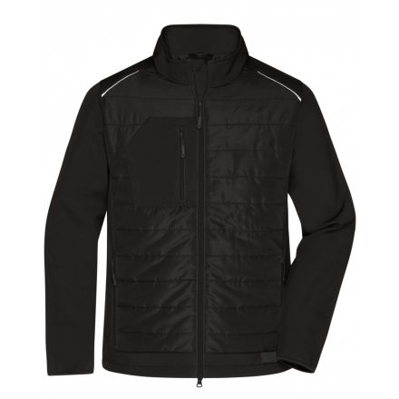 James&Nicholson Hibrid dzseki JN1820 black/black 3XL