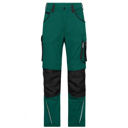 James&Nicholson STRONG munkanadrág Slim Line JN1832 dark-green/black 102