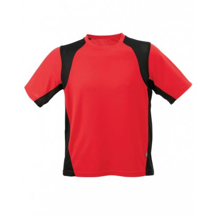 James&Nicholson J&N Men's Running-T futópóló JN306 red/black L