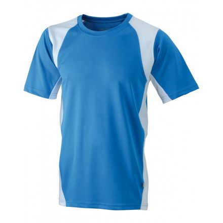 James&Nicholson J&N Men's Running-T futópóló JN306 royal/white 3XL