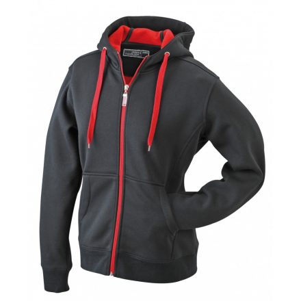 James&Nicholson J&N Ladies' Doubleface Jacket JN354 black/red L