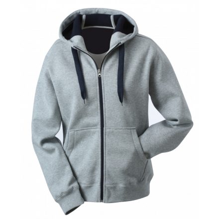 James&Nicholson J&N Ladies' Doubleface Jacket JN354 sports-grey/navy L