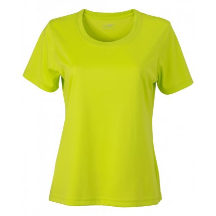 James&Nicholson Ladies' Active-T technikai póló JN357 acid-yellow   élénk sárga 3XL