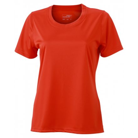 James&Nicholson Ladies' Active-T technikai póló JN357 grenadine 3XL