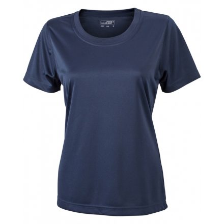 James&Nicholson Ladies' Active-T technikai póló JN357 navy 3XL