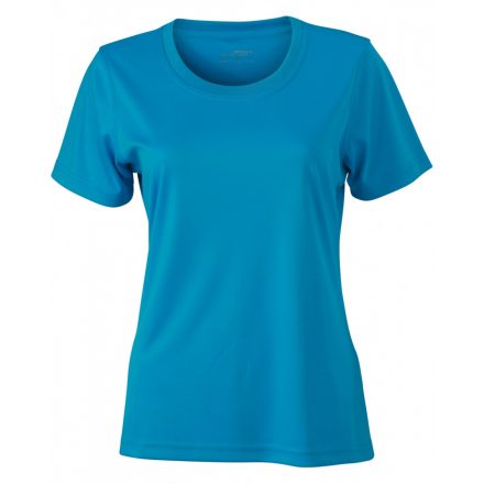 James&Nicholson Ladies' Active-T technikai póló JN357 turquoise 3XL