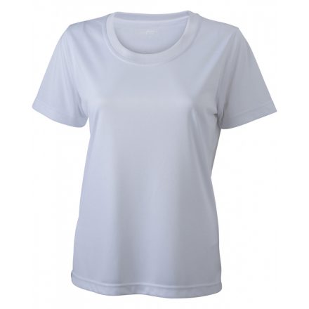 James&Nicholson Ladies' Active-T technikai póló JN357 white 3XL