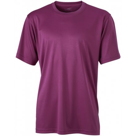 James&Nicholson Men's Active-T technikai póló JN358 purple 3XL