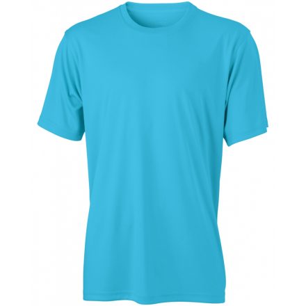 James&Nicholson Men's Active-T technikai póló JN358 turquoise 3XL