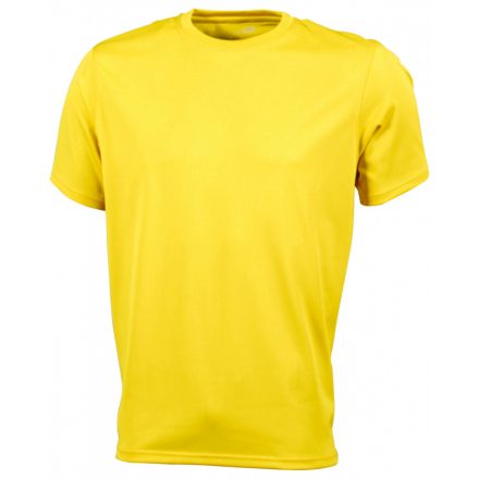 James&Nicholson Men's Active-T technikai póló JN358 yellow 3XL