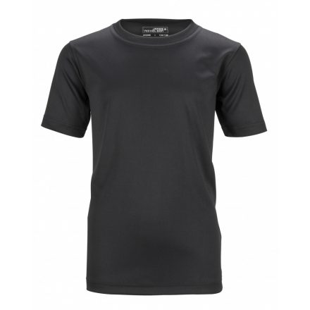 James&Nicholson Active-T Junior technikai póló JN358K black L