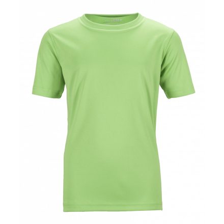 James&Nicholson Active-T Junior technikai póló JN358K lime-green L