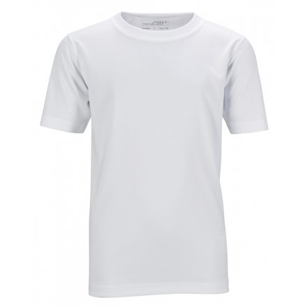 James&Nicholson Active-T Junior technikai póló JN358K white L