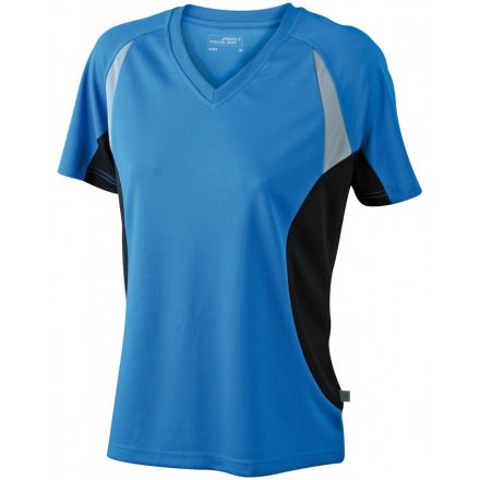 James&Nicholson J&N Ladies' Running-T női futópóló JN390 royal/black L