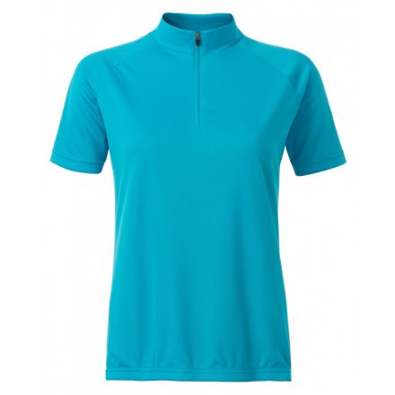 James&Nicholson J&N Ladies' Bike-T biciklis póló JN511 turquoise XXL