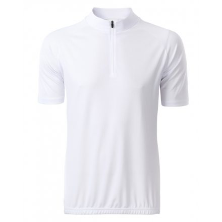 James&Nicholson J&N Men's Bike-T biciklis póló JN512 white 3XL