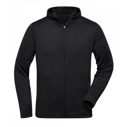 James&Nicholson Sportdzseki kapucnival JN532 black XL