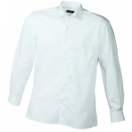 James&Nicholson J&N Business hosszú ujjú férfi ing JN606 white 3XL