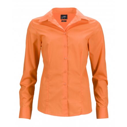 James&Nicholson J&N Business hosszú ujjú női blúz JN641 orange 3XL